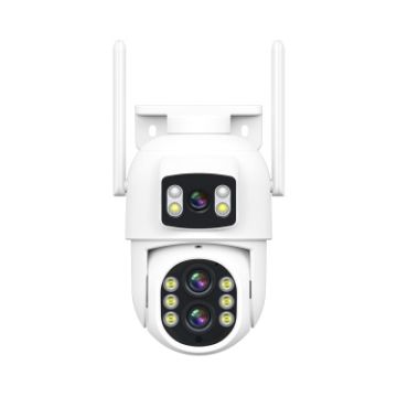 ESCAM QF500 10X Optical Zoom 5+5MP WiFi Motion Camera (EU Plug) - 1
