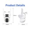 ESCAM QF500 10X Optical Zoom 5+5MP WiFi Motion Camera (EU Plug) - 3