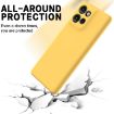 Yellow Liquid Silicone Phone Case for Motorola Edge 50 Neo/S50 - 5