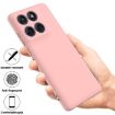 Pink Liquid Silicone Dropproof Full Coverage Case for Moto Edge 60 Pro - 2