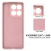 Pink Liquid Silicone Dropproof Full Coverage Case for Moto Edge 60 Pro - 6