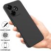 Redmi 13x 4G Black Liquid Silicone Dropproof Phone Case - 2