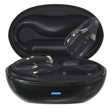 Hileo F16 TWS IPX5 Waterproof Sports Earclip Earphones (Black) - 1
