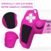 PS5 Splicing Color Silicone Gamepad Case with Rocker Caps (Black Red) - 6