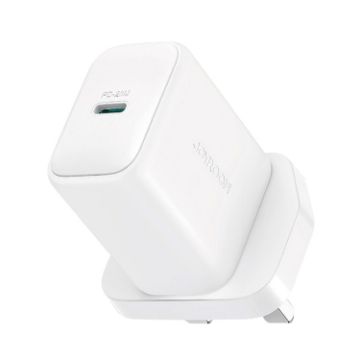 JOYROOM JR-TCF20 PD20W Charger, USB-C, UK Plug, White - 1