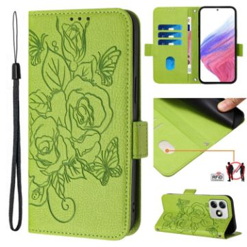 Ulefone Note 18 Ultra Green Leather RFID Anti-theft Phone Case - 1