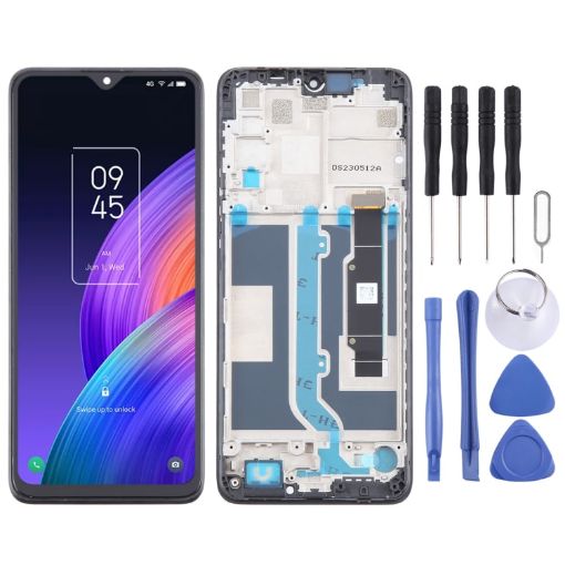 TCL 30 XL T671G OEM LCD Screen Digitizer Assembly with Frame - 1