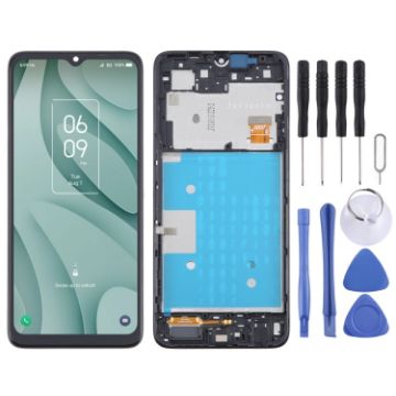 TCL 40 XE OEM LCD Screen Digitizer Assembly with Frame - 1
