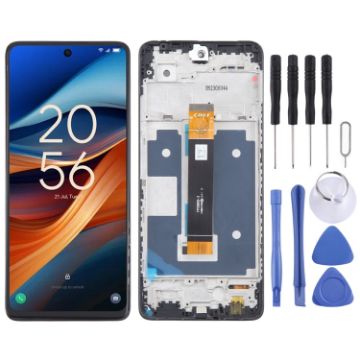TCL 50 SE OEM LCD Screen Digitizer Assembly with Frame - 1