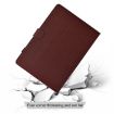 Galaxy Tab A8 10.5 2021 Brown Fiber Texture Leather Case - 6