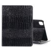 Crocodile Texture Leather Case for iPad Pro 13 2024 (Black) - 1