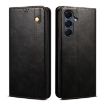 Galaxy A17 5G Crazy Horse Leather Phone Case (Black) - 1