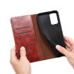 Samsung Galaxy A17 5G Brown Leather Phone Case, Oil Wax Texture - 6