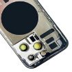 iPhone 14 Pro Silver Battery Back Cover with Side Keys & Card Tray - 5