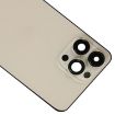 iPhone 14 Pro Max Gold Battery Back Cover with Side Keys & Tray - 4