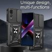 ZTE nubia Neo 2 Phone Case Red, Sliding Camera Cover TPU+PC Design - 2