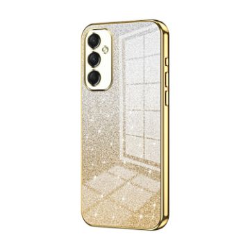 Samsung Galaxy A16 5G Gold Glitter Gradient Phone Case - 1
