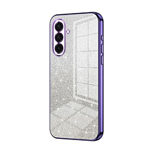 Samsung Galaxy A36 Purple Gradient Glitter Phone Case - 1