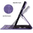 OnePlus Pad/Pad Pro 12.1 Cartoon Sakura Cat Leather Case (Purple) - 5