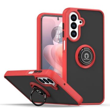 Samsung Galaxy A17 5G Case Q Shadow 1 TPU + PC Ring (Red) - 1