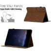 Samsung Galaxy Tab A8 10.5 X205 Honeycomb Leather Case (Brown) - 4