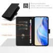 TCL 605/60 SE RFID Leather Phone Case, Black, Smile Embossing - 3
