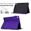 Samsung Galaxy Tab A7 2020 T500 Cats Leather Case (Purple) - 5