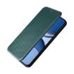 Xiaomi Poco F7 5G Green Carbon Fiber Leather Flip Case - 6