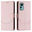 Ulefone Note 14 Pink RFID Leather Phone Case with Honeycomb Design - 2