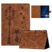 Galaxy Tab A8 10.5 2021 Brown Cat Leather Case - 1