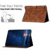 Galaxy Tab A8 10.5 2021 Brown Cat Leather Case - 5