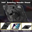 Galaxy Tab S10+/S9+/S9 FE+ Spider Hand Grip Stand Case (Black) - 2