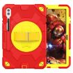 Spider Grip Stand Case for Samsung Galaxy Tab S10+/S9+/FE+ (Yellow Red) - 1