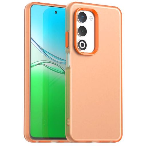 OPPO A5 5G Global Shockproof Orange Candy PC TPU Phone Case - 1