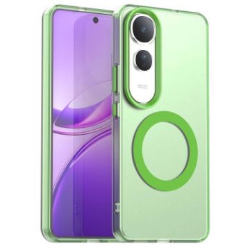 Vivo V50 Lite 5G Green Magsafe Candy Hybrid Phone Case - 1