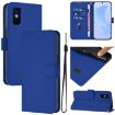 Infinix GT 30 Pro Dark Blue Leather Phone Case with Lanyard - 1