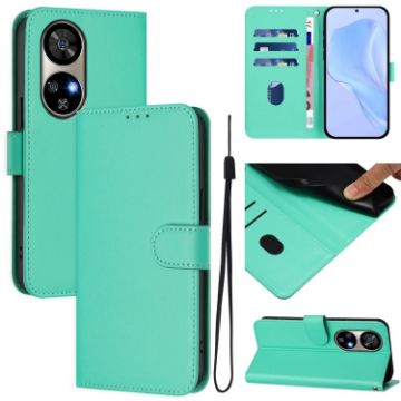 Ulefone Note 17 Pro Green Leather Case with Lanyard - 1