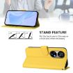 Ulefone Note 17 Pro Lemon Yellow Leather Case with Lanyard - 3