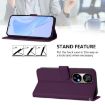 Ulefone Note 17 Pro Violet Leather Phone Case with Lanyard - 3