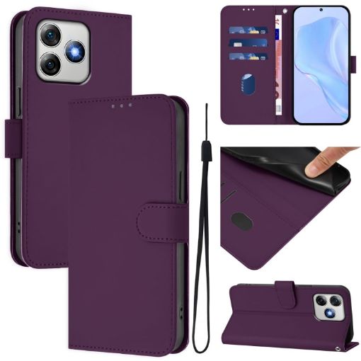 Ulefone Note 18 Ultra Leather Case with Lanyard - Violet - 1