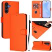 Samsung Galaxy A17 5G Leather Case with Lanyard - Orange - 1