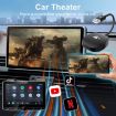 Wired to Wireless CarPlay USB Adapter for Android, Square (Black) - 4