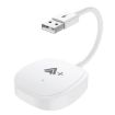 Wired to Wireless CarPlay Adapter - USB Interface, Square (White) - 1