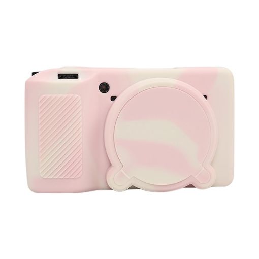 Ricoh GR III Mist Pink Soft Silicone Protective Case - 1