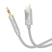 hoco UPA30 Grey 8 Pin to 3.5mm Digital Audio Cable - 1