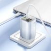 hoco N49 Glorious PD65W Fast Charger, EU Plug, 2 Type-C & USB-A Ports - 4