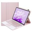 For Honor Pad X9/X8 Pro 11.5 Bluetooth Keyboard Case (Pink White) - 1
