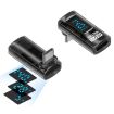 PD 140W USB-C Digital Display Stereo Bend Adapter (Light Black) - 1