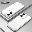 OPPO A5x 5G Transparent Silver Phone Case with Fine Holes - 2