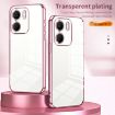 OPPO A5x 5G Transparent Silver Phone Case with Fine Holes - 3